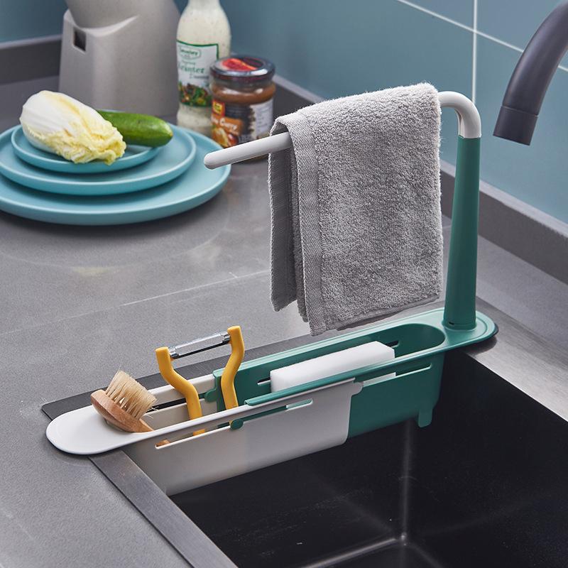 Telescopic Sink Storage Rack - Image 4