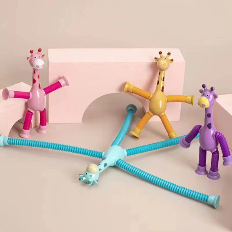 Telescopic Suction Cup Giraffe Toy - Image 7