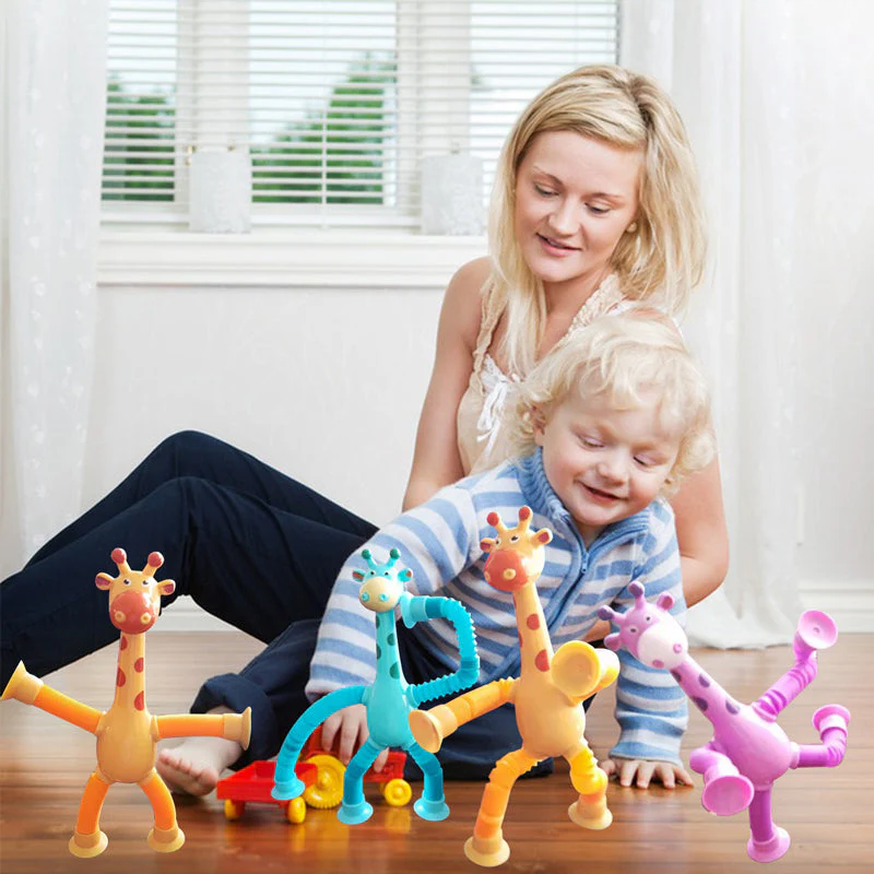 Telescopic suction cup giraffe toy - Image 2
