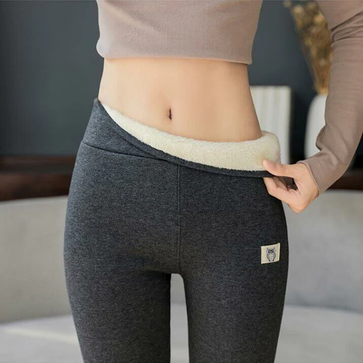 Thick Slim Cashmere Warm Pants - Image 4