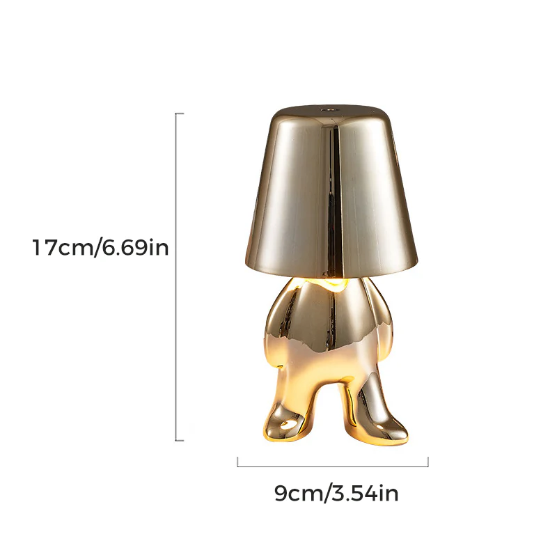 Thinker Little Golden Man Table Lamp - Image 17