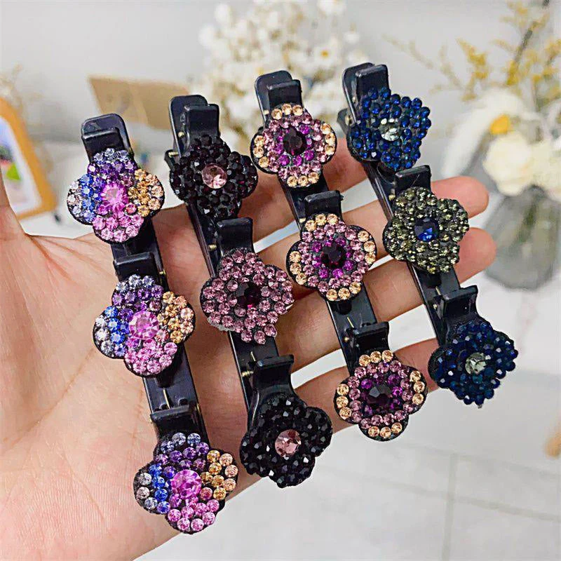 Three Flower Side Hair Clip - Image 13