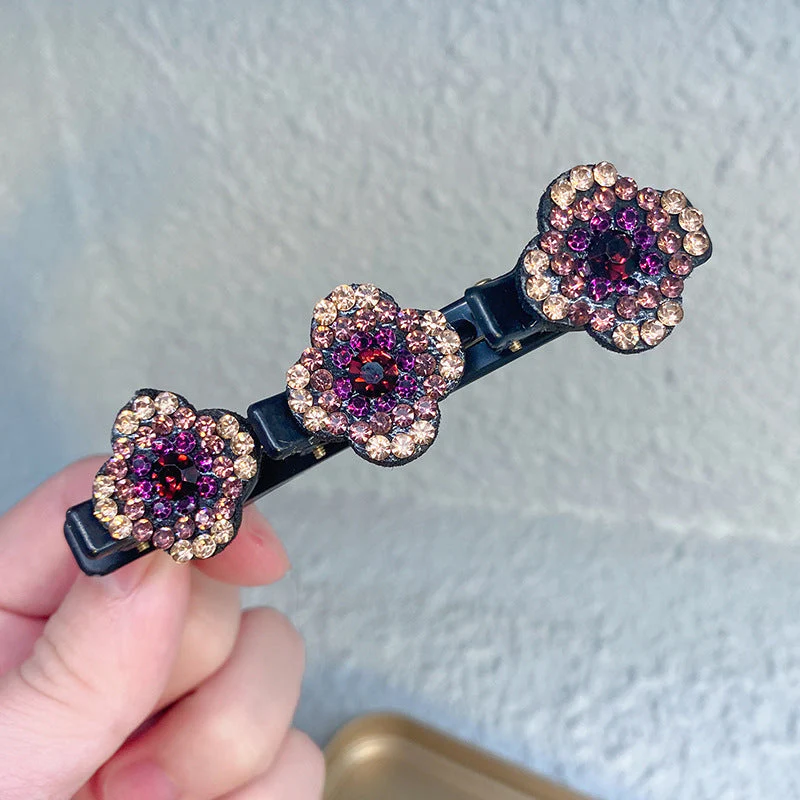 Three Flower Side Hair Clip - Image 16