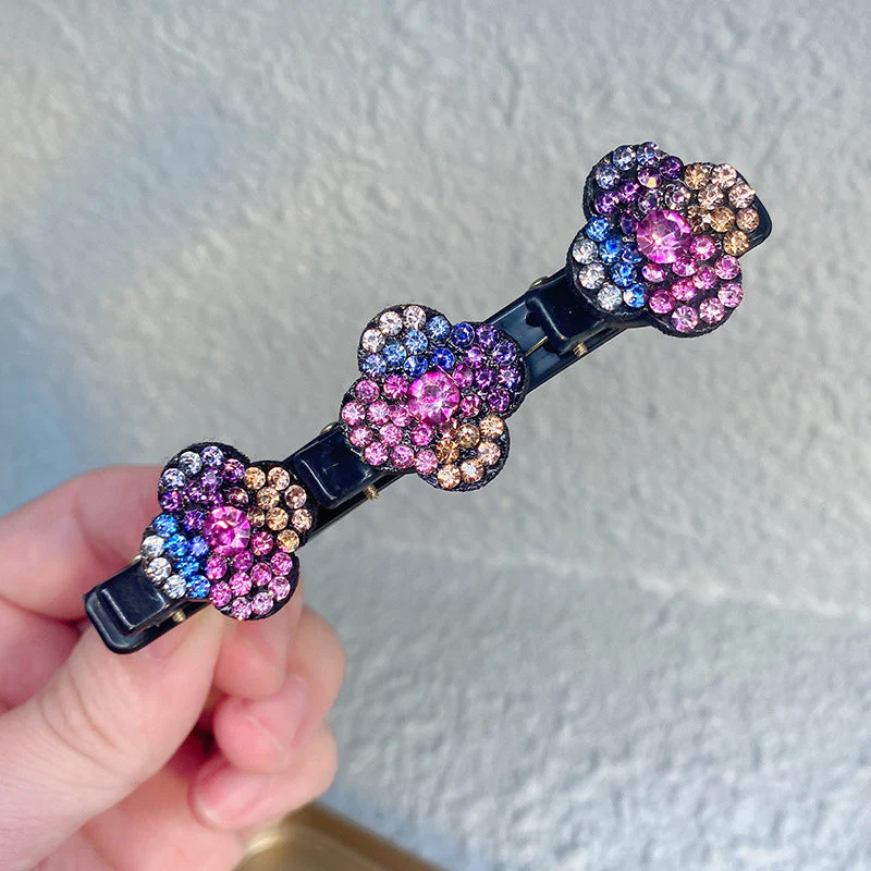 Three Flower Side Hair Clip - Image 6
