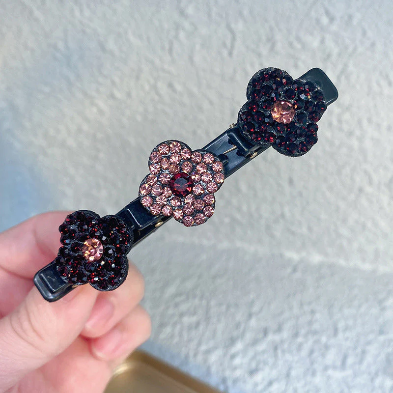 Three Flower Side Hair Clip - Image 8
