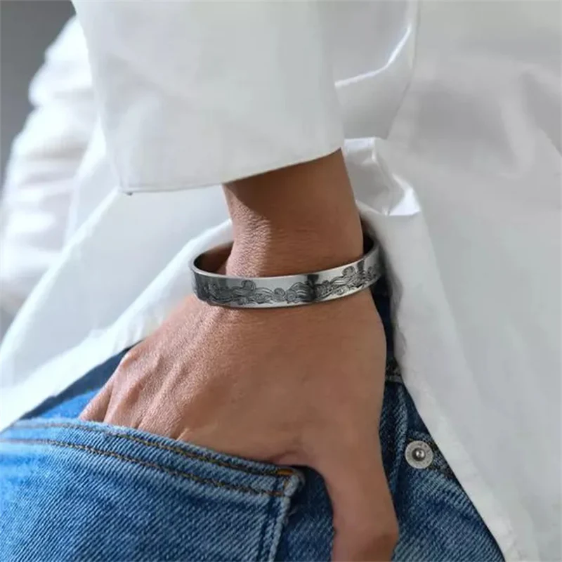 To My Granddaughter, I Will Always Be With You Bracelet - Image 4