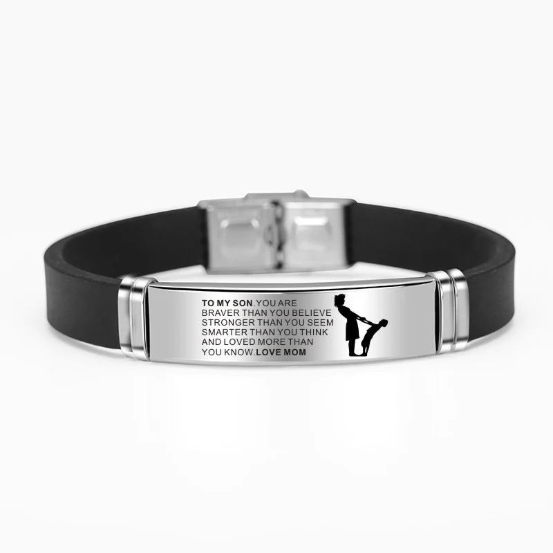 To My Son Inspirational Bracelet - Image 11