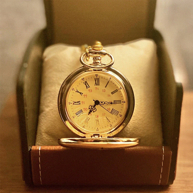 To My Son Quartz Pocket Chain Watch - Image 2