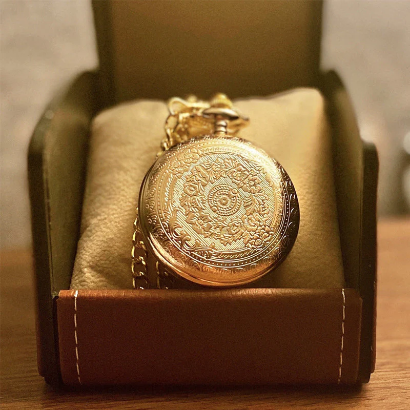 To My Son Quartz Pocket Chain Watch - Image 3