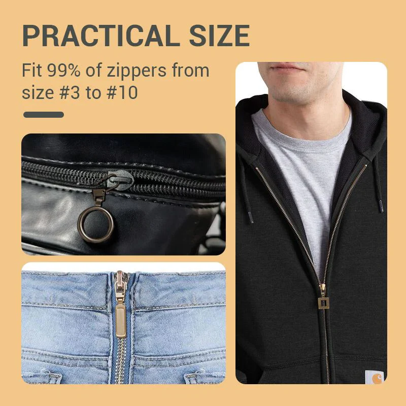 Tool-Free Detachable Stylish Zipper Pull - Image 3