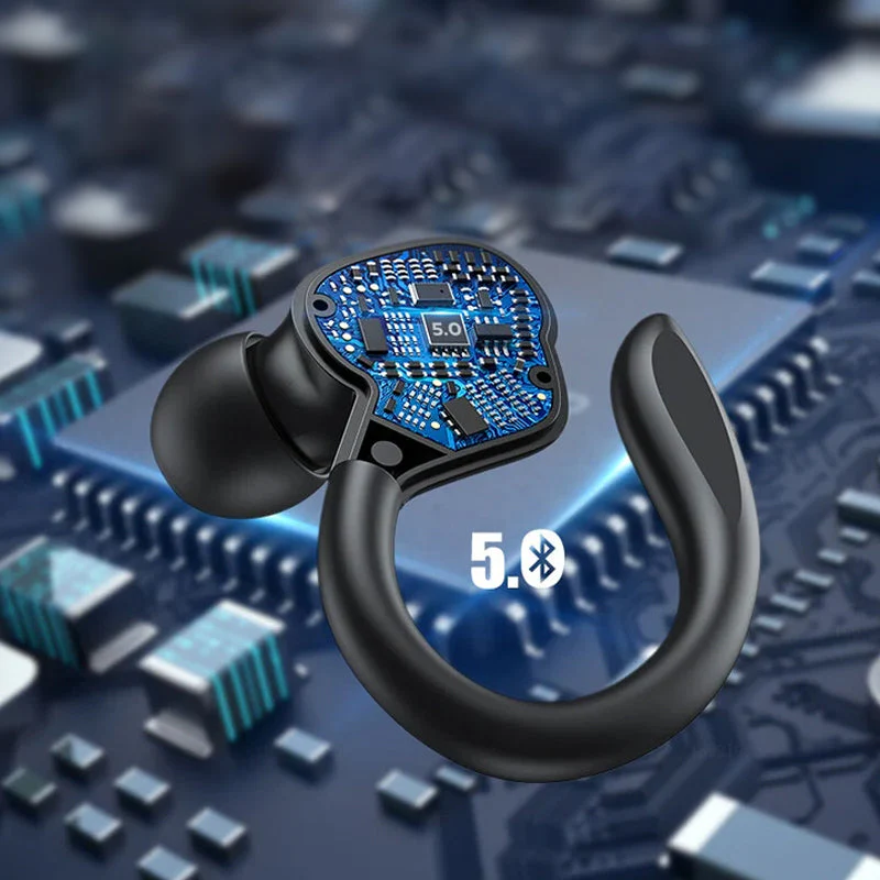 Touch Control LED Power Display Sport Headphones - Image 7