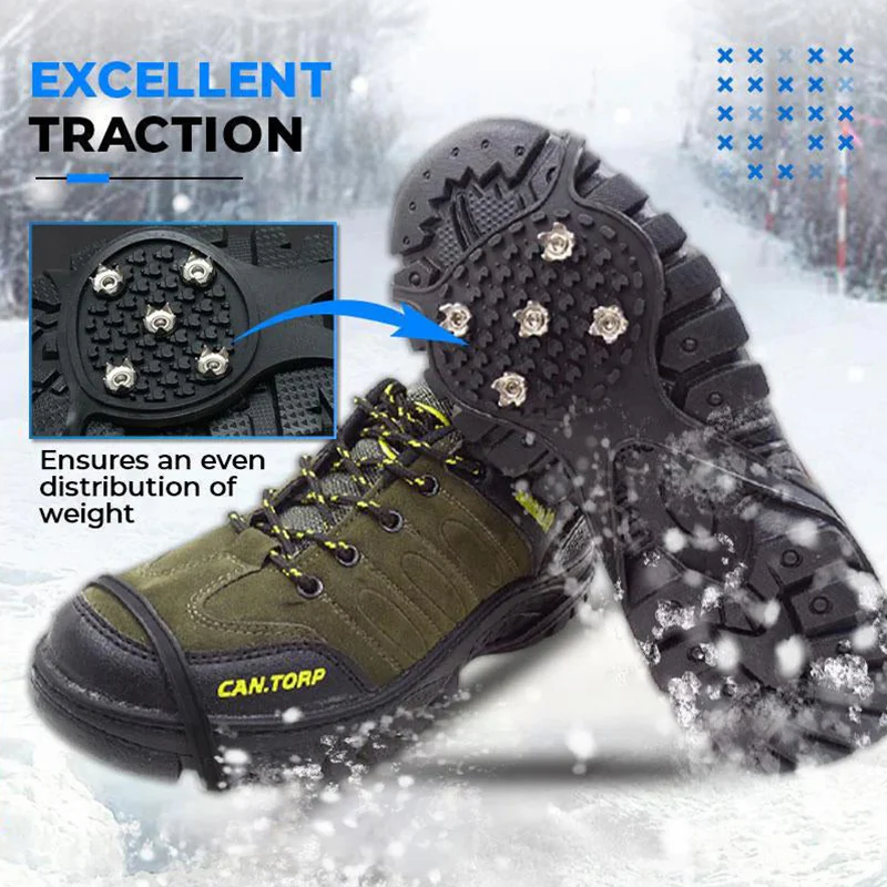 Traction Cleats Ice Snow Grips Anti Slip Silicone - Image 2