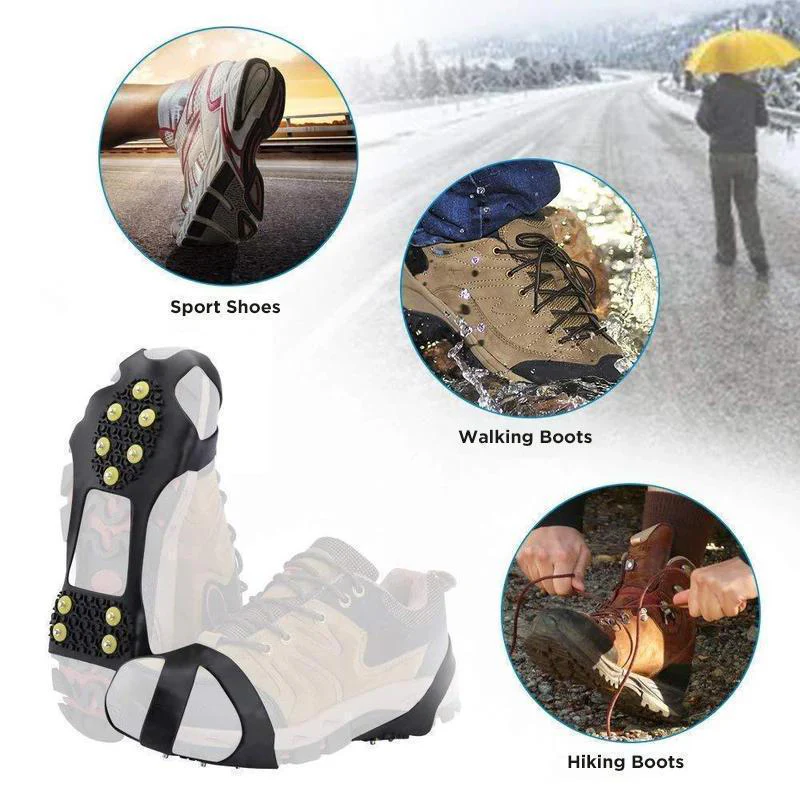 Traction Cleats Ice Snow Grips Anti Slip Silicone - Image 4