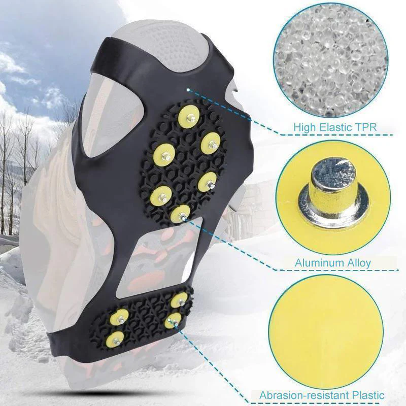 Traction Cleats Ice Snow Grips Anti Slip Silicone - Image 7