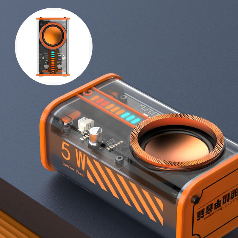 Transparent Mecha Wireless Bluetooth Speaker - Image 11