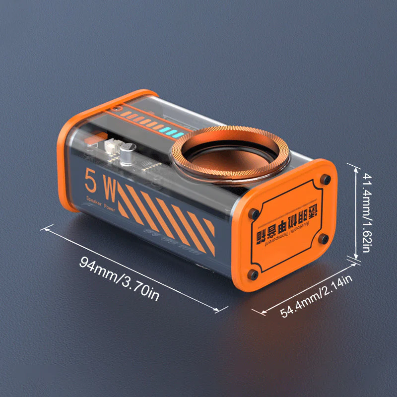 Transparent Mecha Wireless Bluetooth Speaker - Image 13