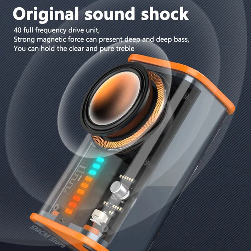 Transparent Mecha Wireless Bluetooth Speaker - Image 2