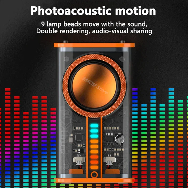 Transparent Mecha Wireless Bluetooth Speaker - Image 3