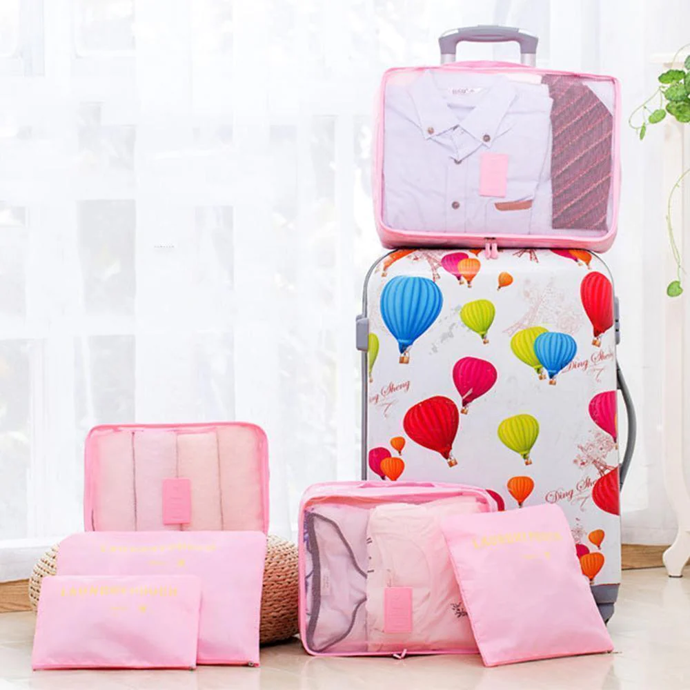 Travel Clothing Storage Bag ( 1 Set, 6 PCs ) - Image 2