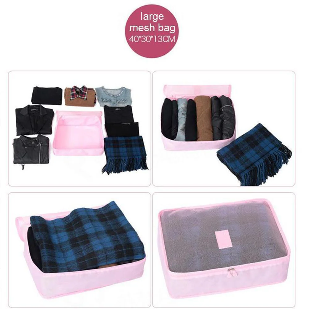 Travel Clothing Storage Bag ( 1 Set, 6 PCs ) - Image 4