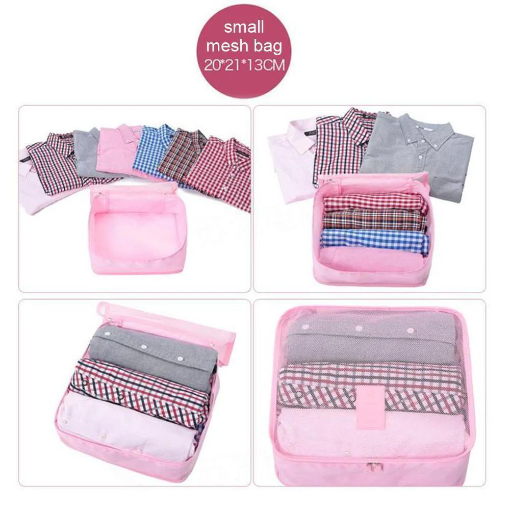Travel Clothing Storage Bag ( 1 Set, 6 PCs ) - Image 6
