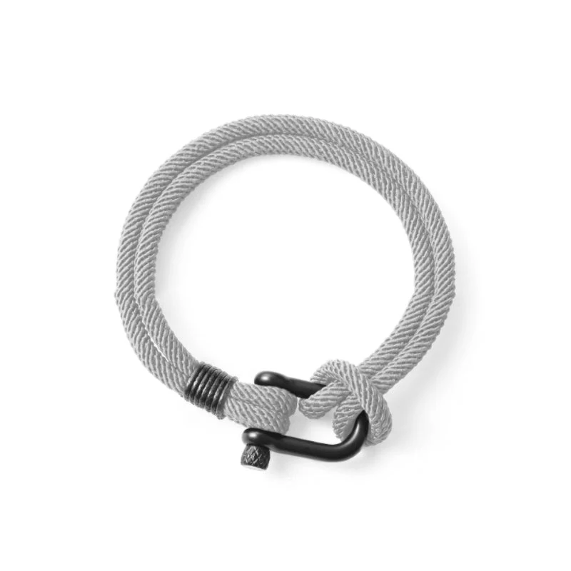 U-shaped Buckle Nylon Braided Bracelet - Image 7