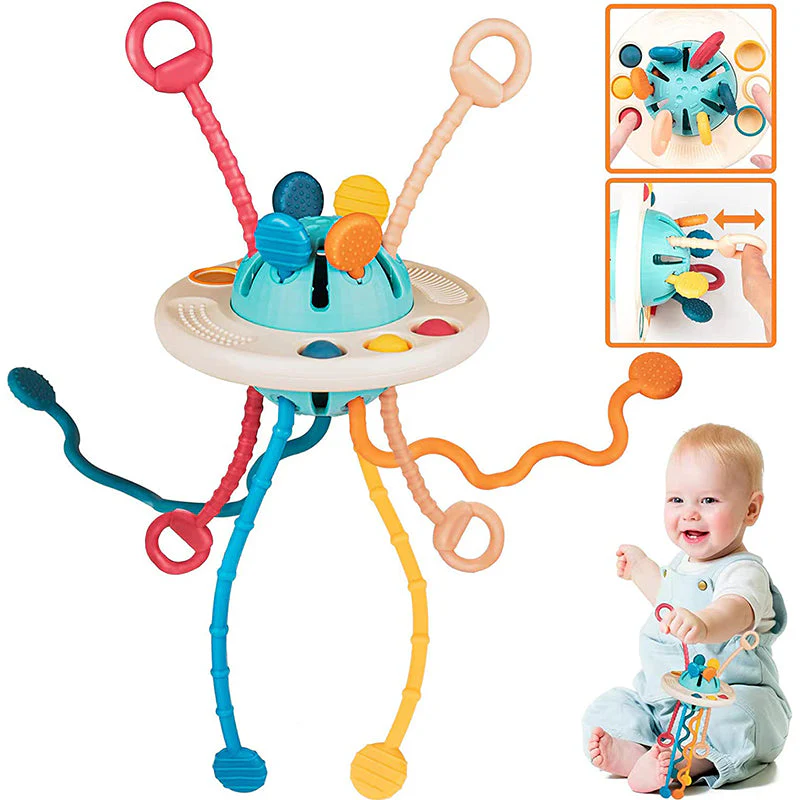 UFO Silicone Pulling Toy - Image 2