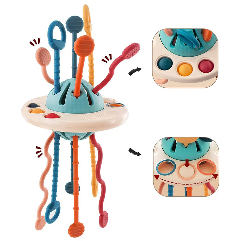 UFO Silicone Pulling Toy - Image 3