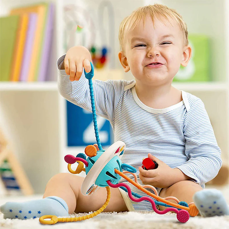 UFO Silicone Pulling Toy - Image 9