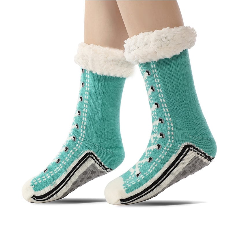 Ultra-thick Cashmere Slipper Home Socks - Image 14