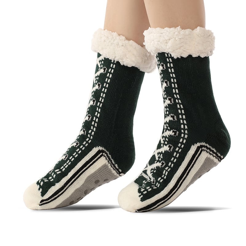 Ultra-thick Cashmere Slipper Home Socks - Image 15