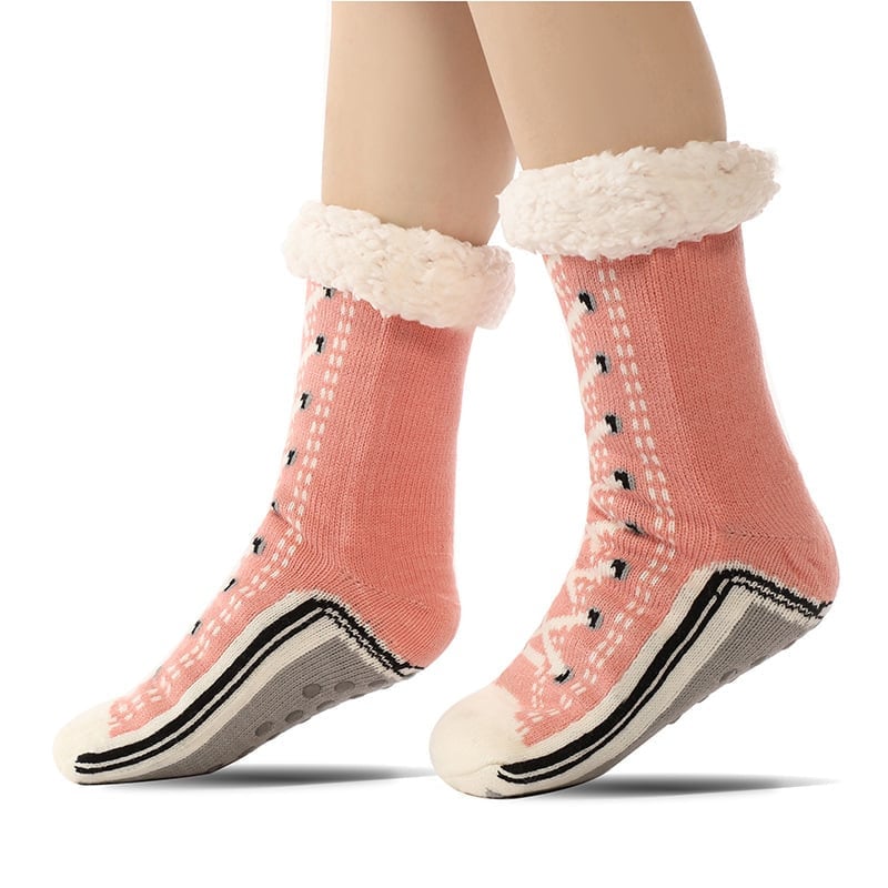 Ultra-thick Cashmere Slipper Home Socks - Image 16