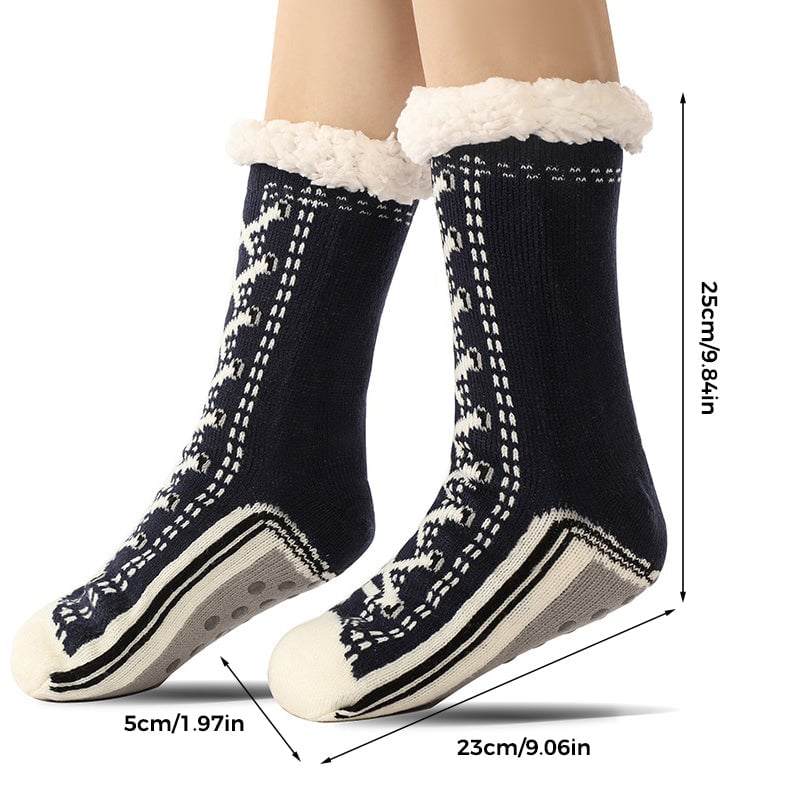 Ultra-thick Cashmere Slipper Home Socks - Image 3