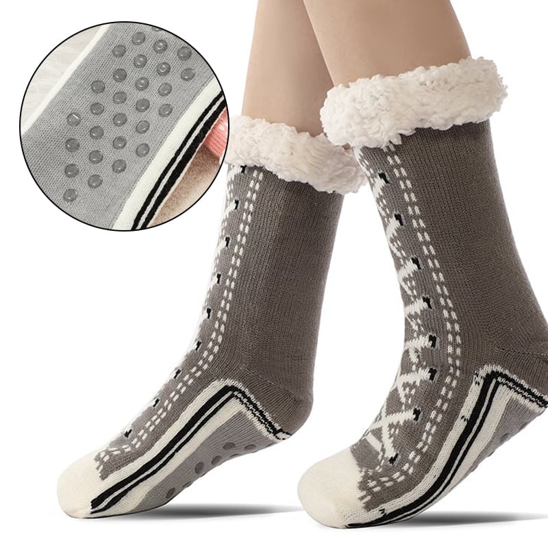 Ultra-thick Cashmere Slipper Home Socks - Image 4