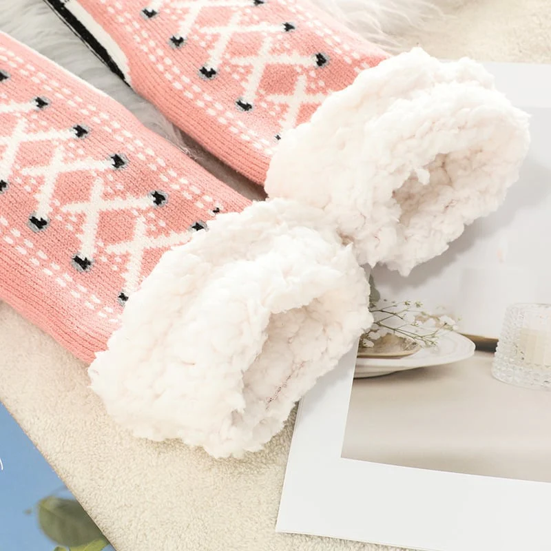 Ultra-thick Cashmere Slipper Home Socks - Image 6