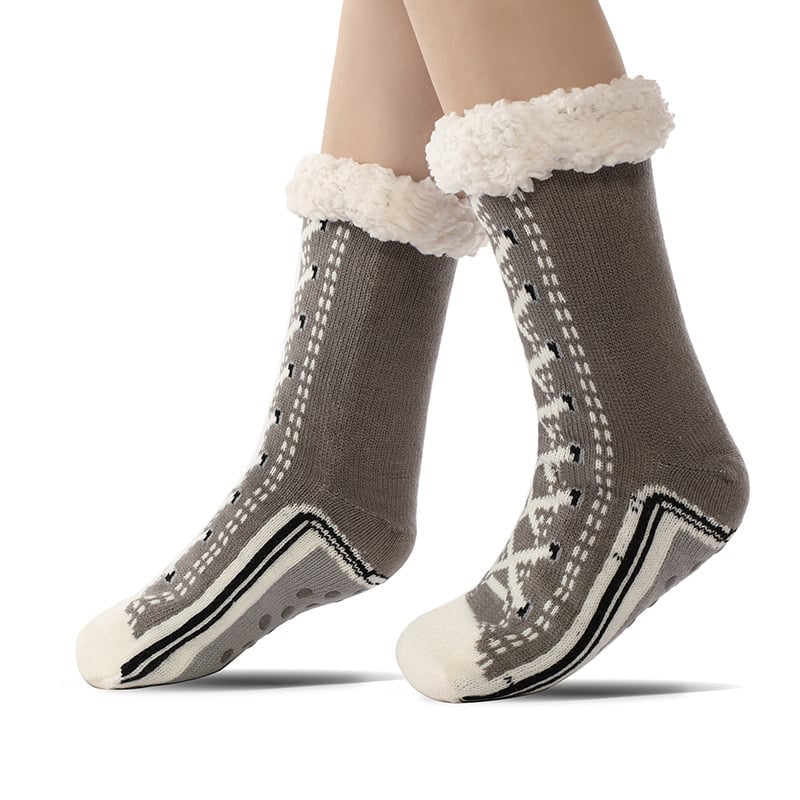 Ultra-thick Cashmere Slipper Home Socks - Image 9