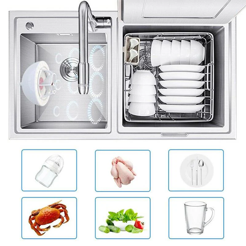 Ultrasonic Portable Dishwasher And  Laundry Artifact - Image 11