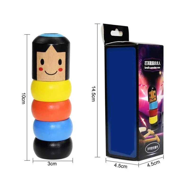 Unbreakable Wooden Man Magic Toy - Image 7