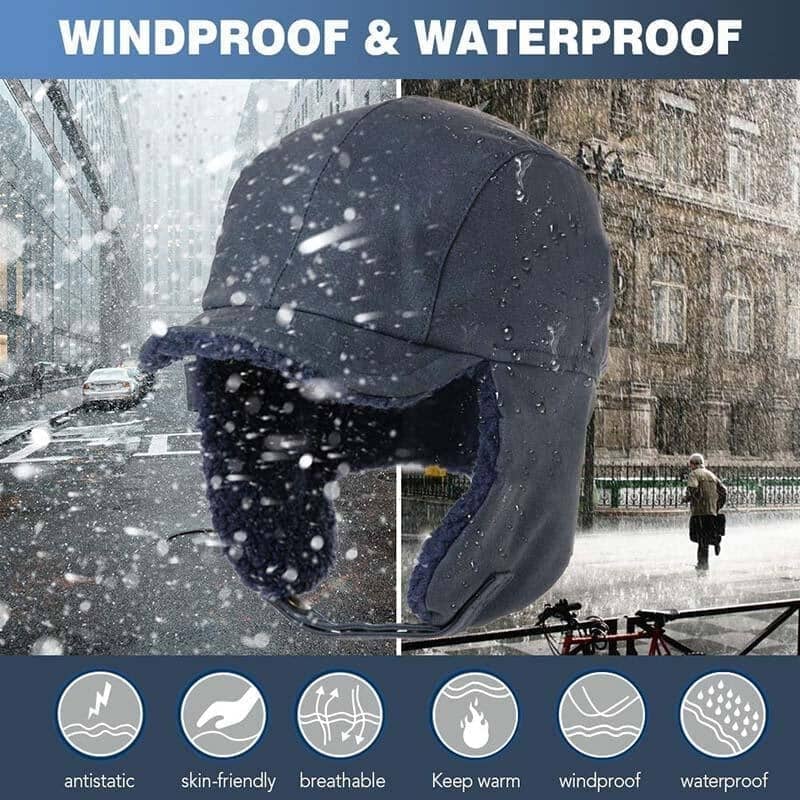 Unisex windproof & warm & ear protection & face protection hat - Image 3