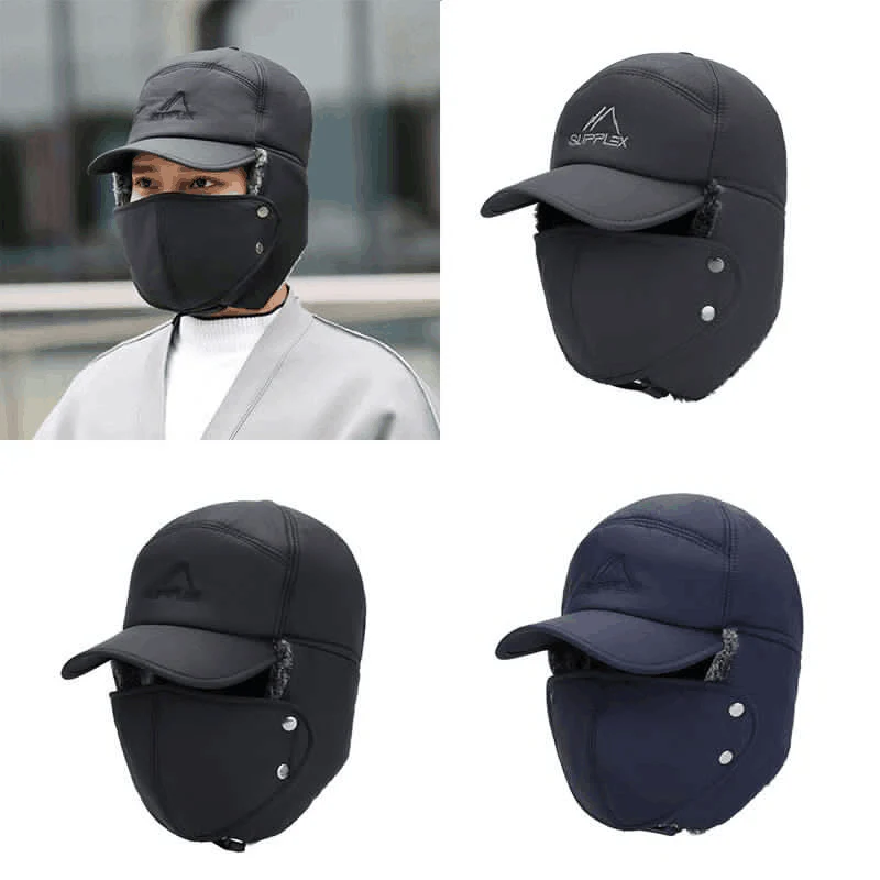 Unisex windproof & warm & ear protection & face protection hat - Image 5