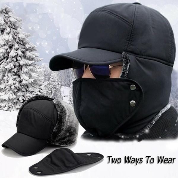 Unisex windproof & warm & ear protection & face protection hat - Image 7