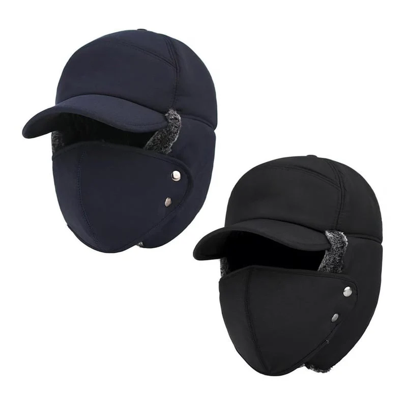 Unisex windproof & warm & ear protection & face protection hat - Image 13