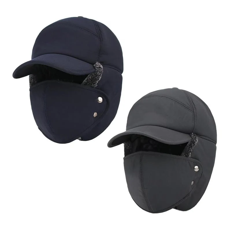 Unisex windproof & warm & ear protection & face protection hat - Image 14