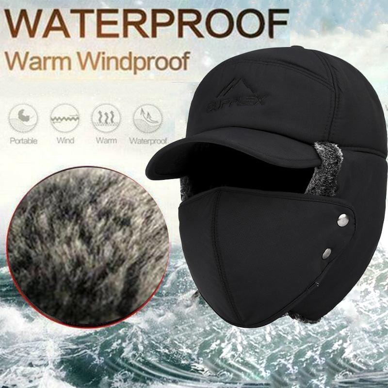 Unisex windproof & warm & ear protection & face protection hat - Image 8