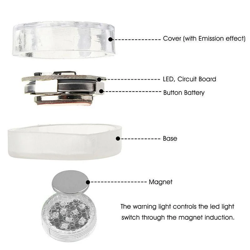 Universal Car Door led Opening Warning Signal Light (2pcs) - Image 7