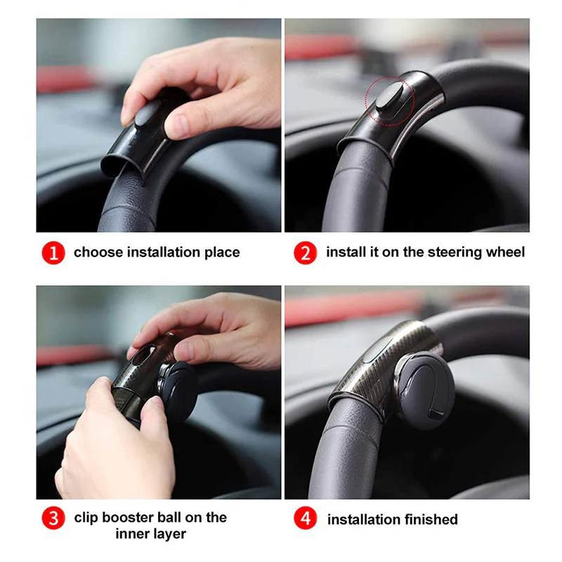Universal Car Steering Wheel Booster - Image 4