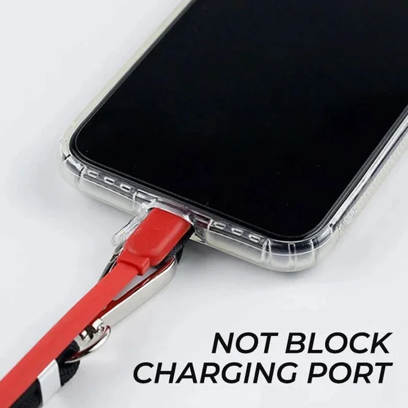 Universal Crossbody Nylon Patch Phone Lanyards - Image 2