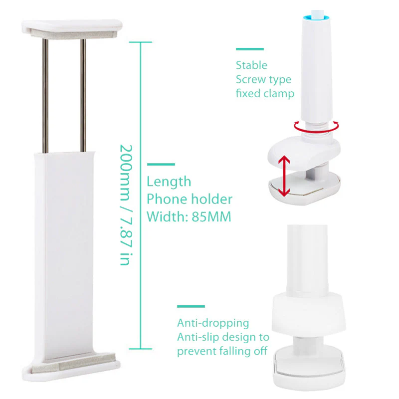 Universal Detachable Long Arm Lazy Bedside Tablet mobile Phone holder - Image 2