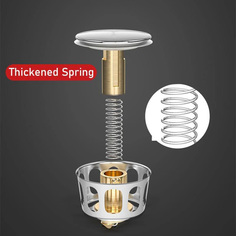 Universal Stainless Steel Pop-up Drain Filter - Image 6