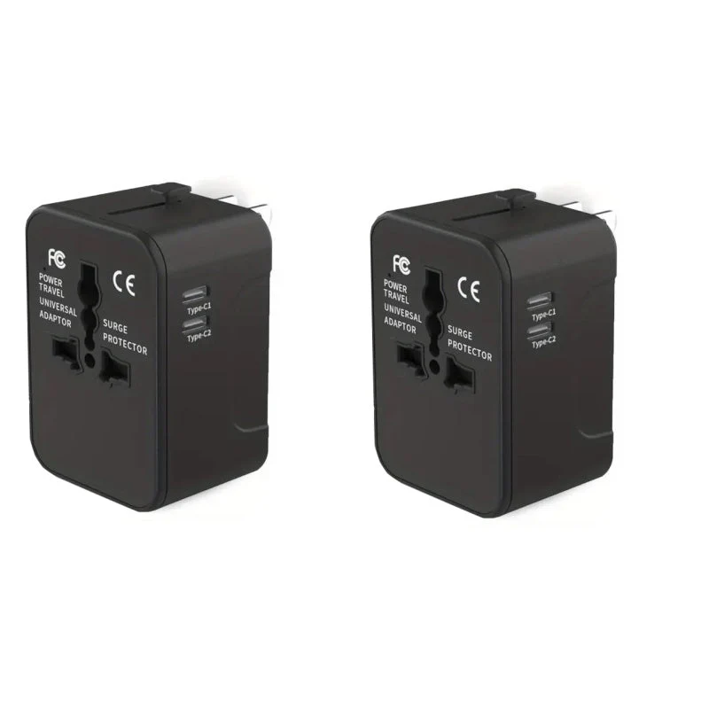 Universal Travel Adapter with Dual USB Ports - Image 14